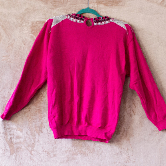 SOLD NWT Vintage Sweater - 80s Victoria Harbour - Picture 3 of 5